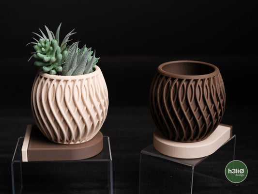 Jardinière Loft, les deux compositions.