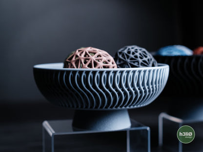 Coupe Haven, bol bleu glace.