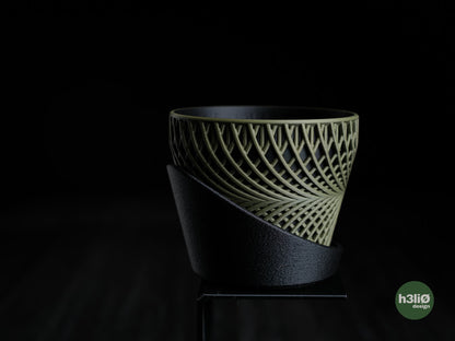 Jardinière Adrift, version Dark Green.
