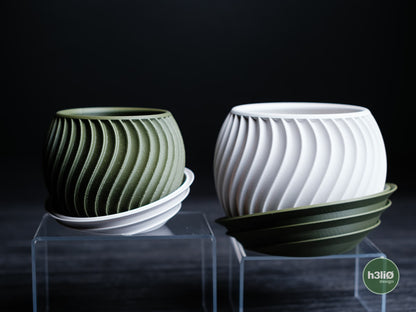 Jardinière Sonar, les deux compositions.