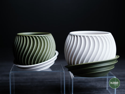 Jardinière Sonar, les deux compositions.