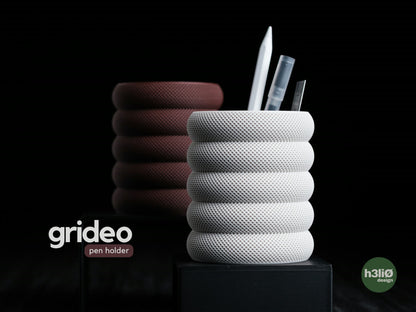 Pot à crayons Grideo, présentation officielle.