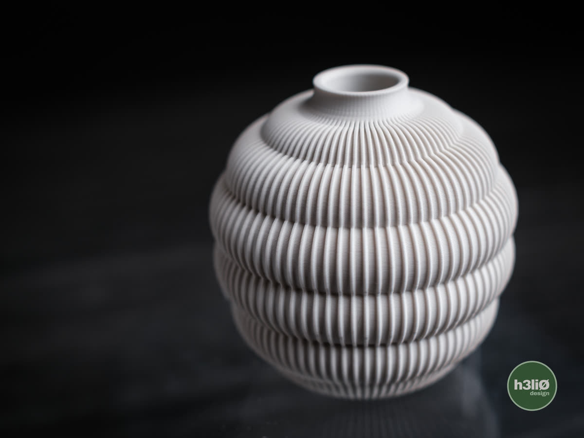 Vase Hive, version Blanc Ivoire.