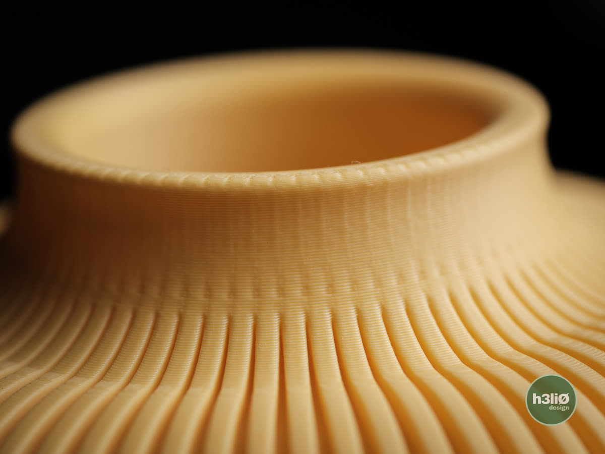 Vase Hive, le col vu de près.