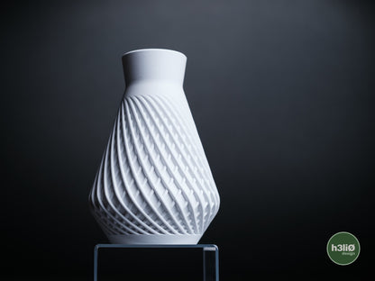 Vase Influx, version Blanc Ivoire.