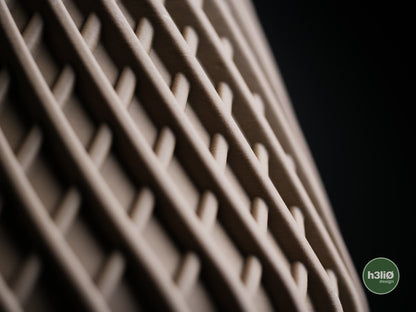 Vase Influx, détail de la torsade.