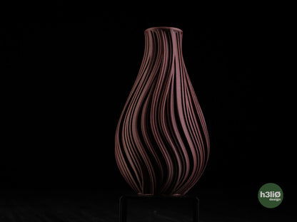 Vase Odemira, version Chocolat Noir.