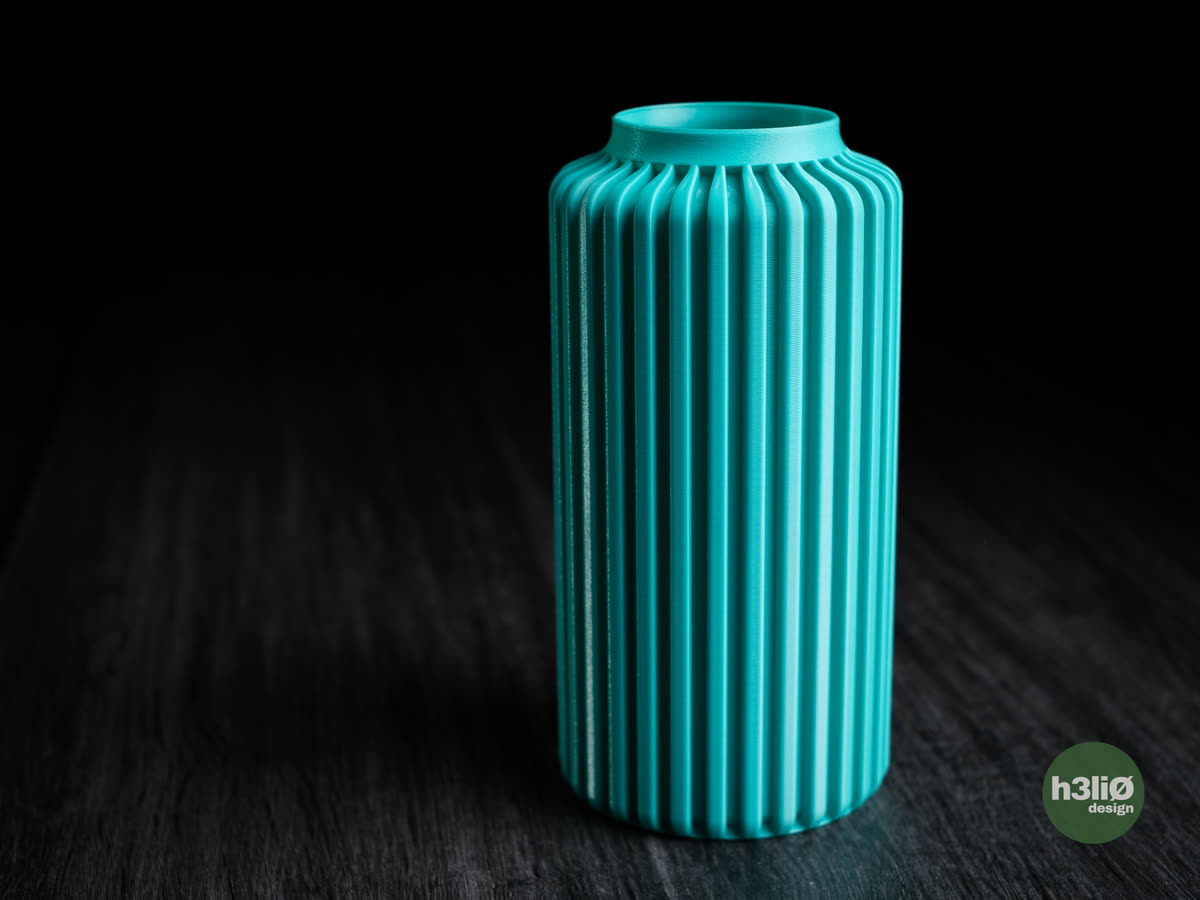 Vase Solara, version Lake Blue.