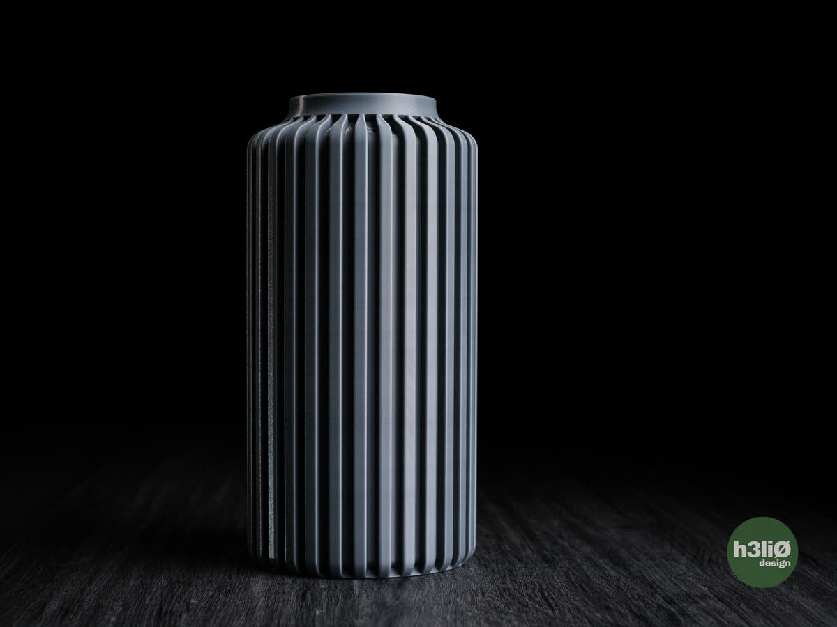 Vase Solara, version Dark Gray.