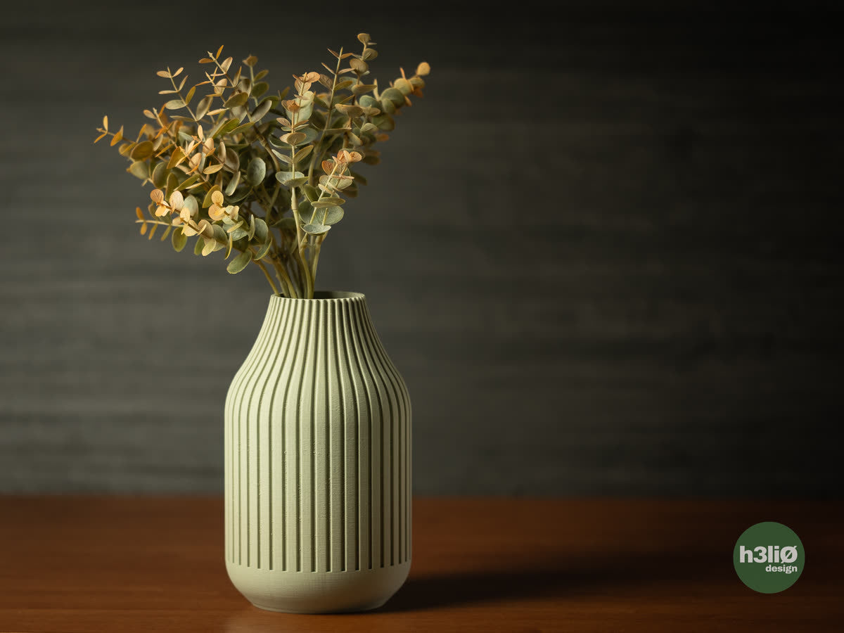 Vase Strata, version Desert Tan.